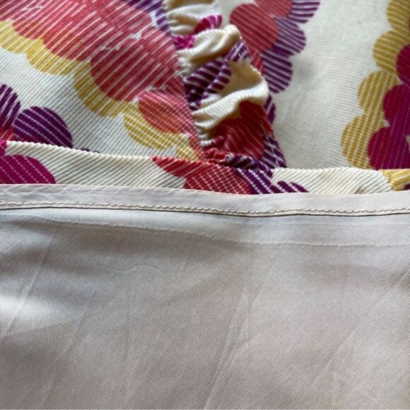 Anthropologie ODILLE Study of Sunlight Skirt A-line ruffle skirt gogo mod twee 6 - Picture 7 of 9